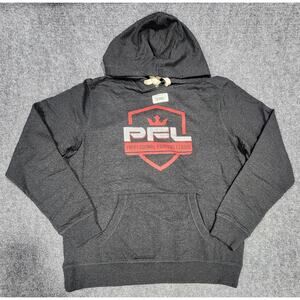 NEW PFL Professional Fighters League Hoodie Mens Large Gray MMA Takedown